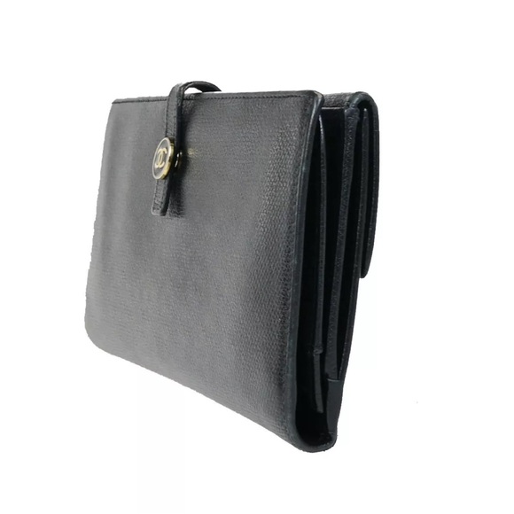 CHANEL Caviar Leather CoCo Button Snap/Flap Wallet - Picture 4 of 15